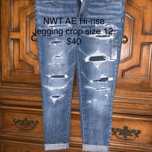 AE High Rose Jegging Crop